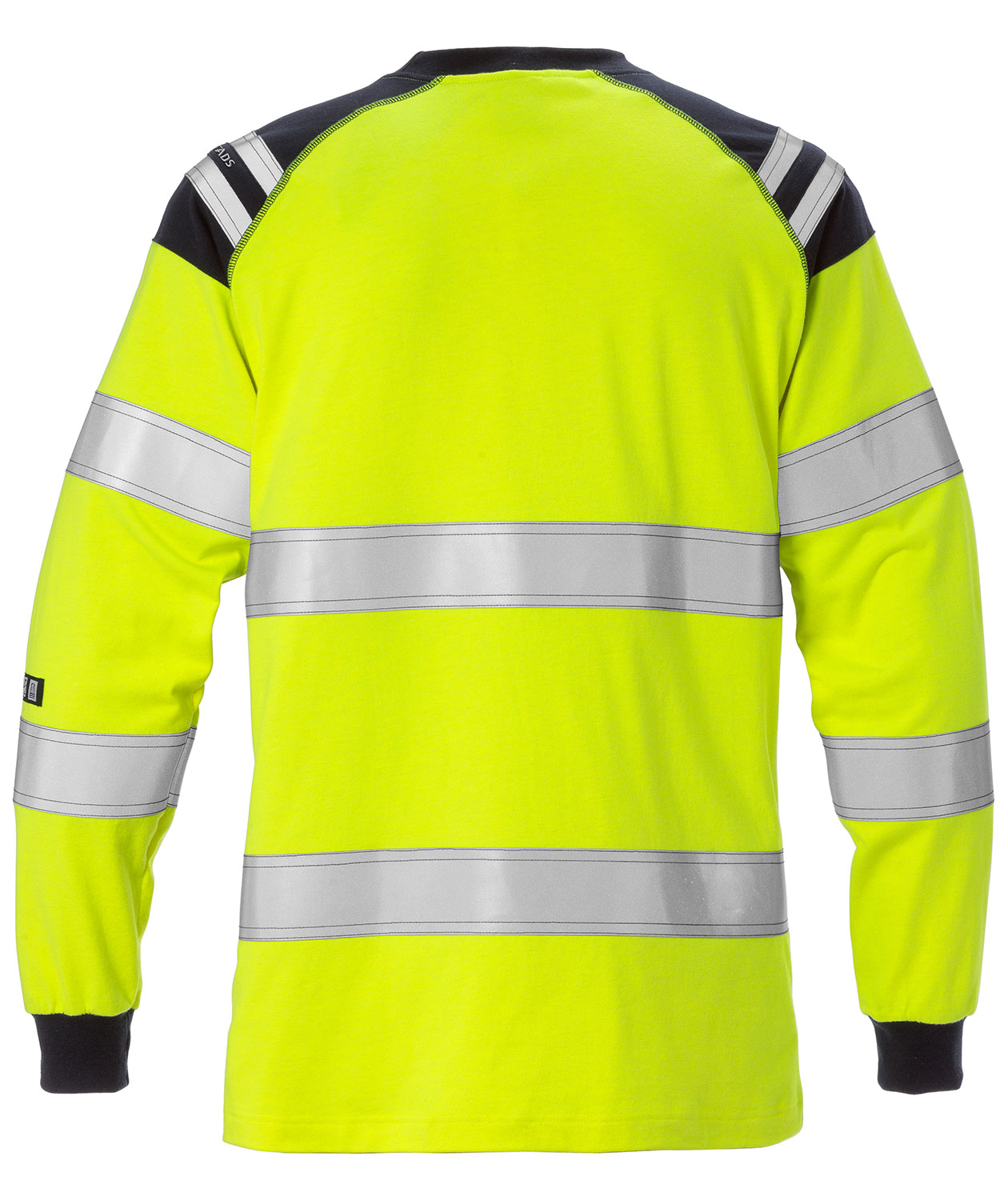 Fristads Damen lang&auml;rmliges T-Shirt, Hi-Vis gelb/marine