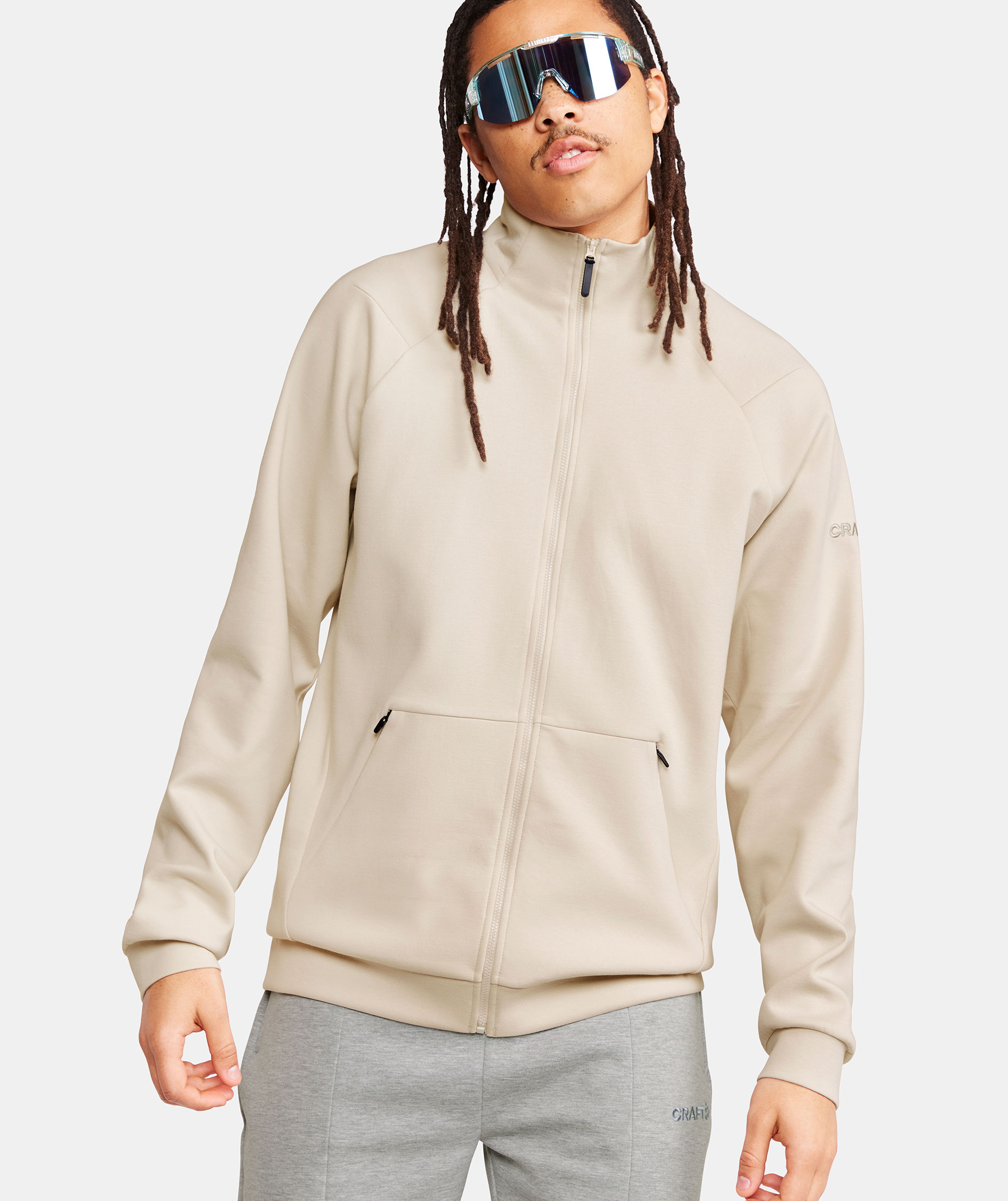 Craft ADV Join cardigan, Plaster, large image number 3