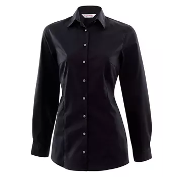 Kümmel Frankfurt Slim fit poplin long-sleeved women's shirt, Black