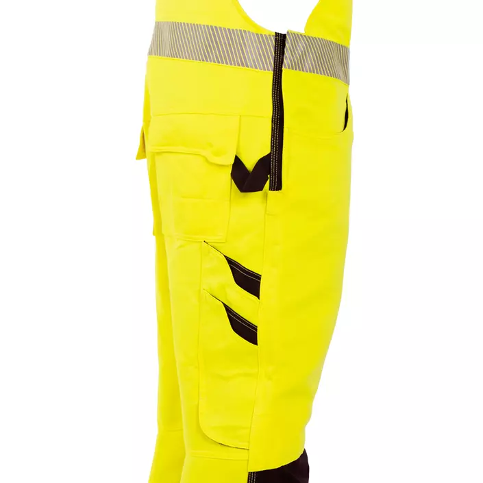 Viking EVOSAFE bib and braces, Hi-vis Yellow/Black, large image number 2