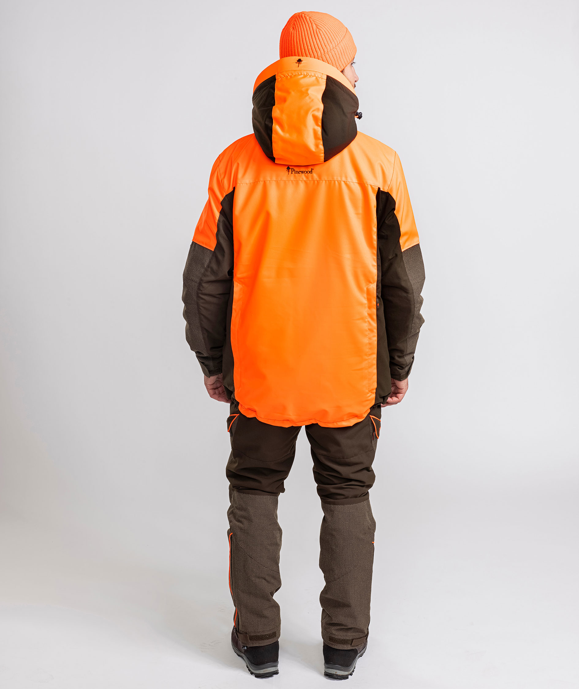 Pinewood Thorn Resistant jakke, Mosgr&oslash;n/Orange, large image number 4