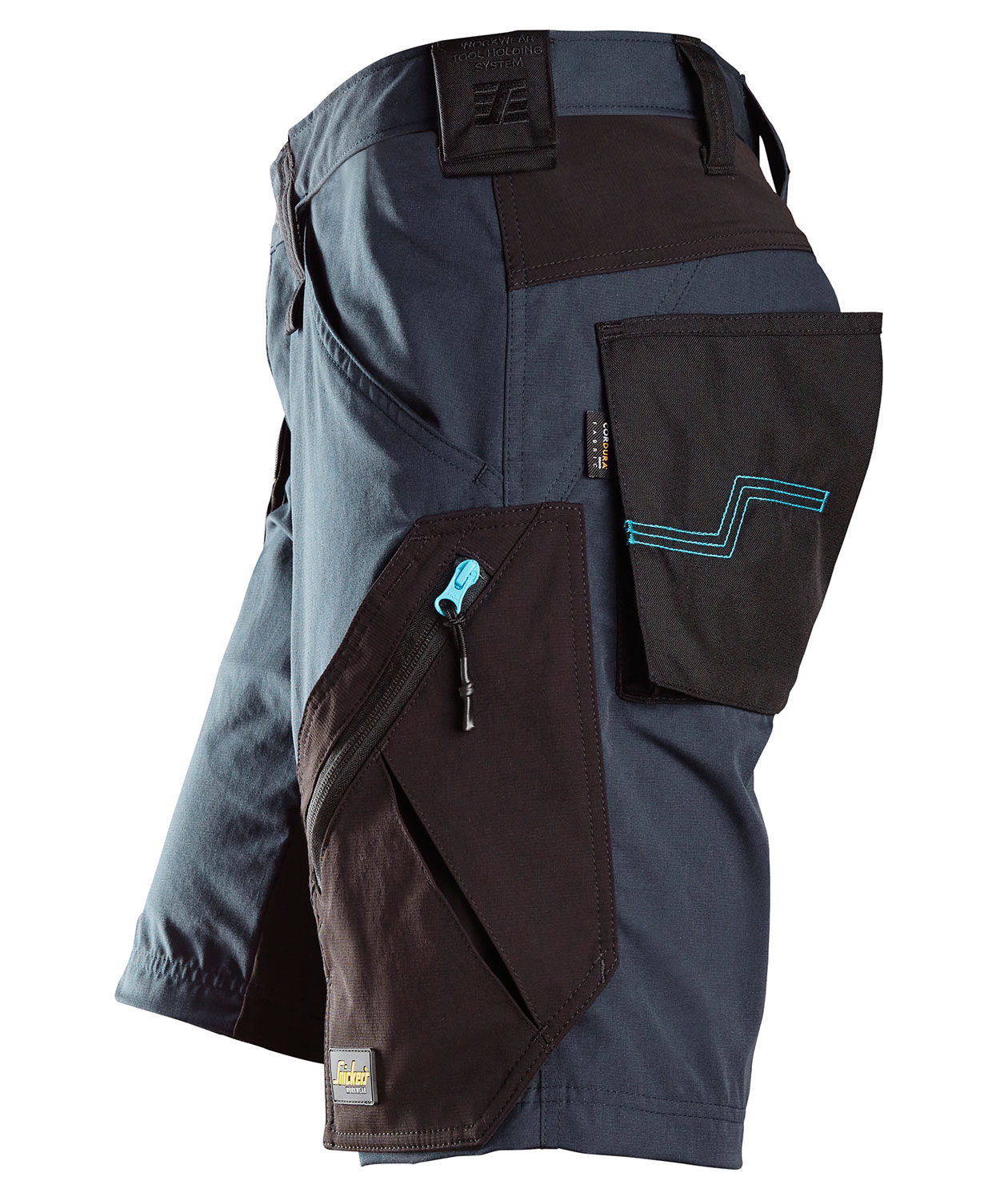 Snickers LiteWork 37.5&reg; work shorts 6112, Marine Blue/Black, large image number 3