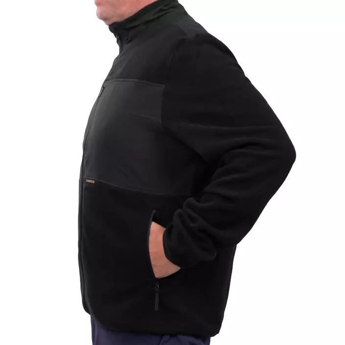 Westborn microfleece jacka, Black, large image number 5