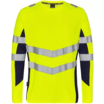 Engel Safety long-sleeved T-shirt, Yellow/Blue Ink
