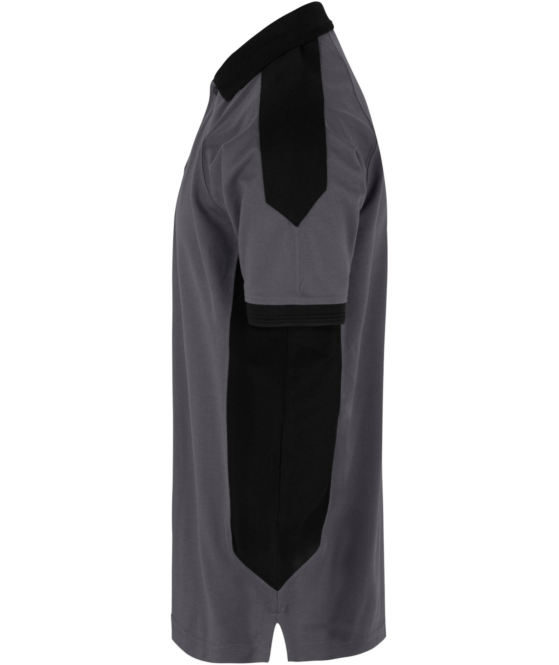 ID Pro Wear kontrast Polo T-shirt, Silver Grey, large image number 2