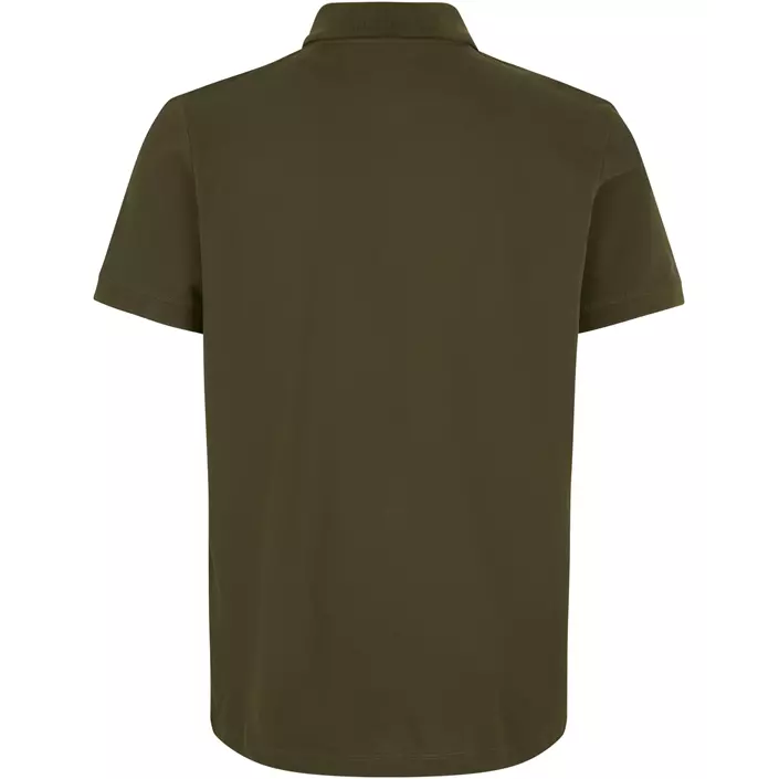 ID økologisk polo T-shirt, Olivengrøn, large image number 2