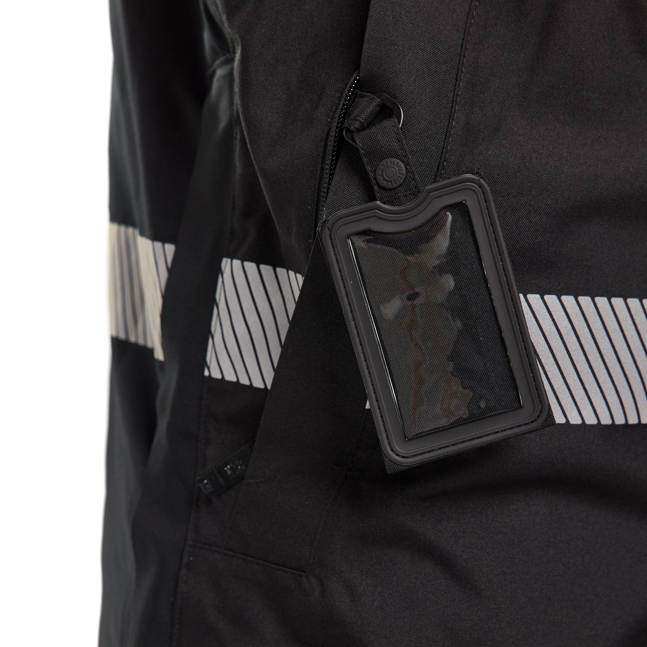 Bl&aring;kl&auml;der vinter parkas, Svart/Varselr&ouml;d, large image number 6