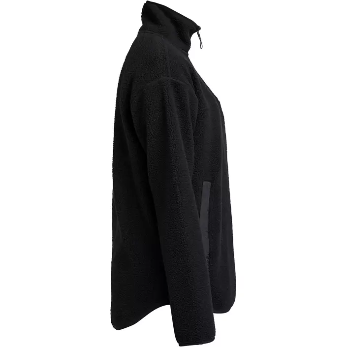 Tenson Yoke Damen Faserpelz Halfzip, Black, large image number 3