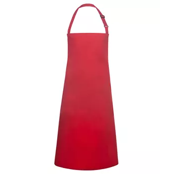 Karlowsky Basic water-repellent bib apron, Red