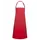 Karlowsky Basic water-repellent bib apron, Red, Red, swatch