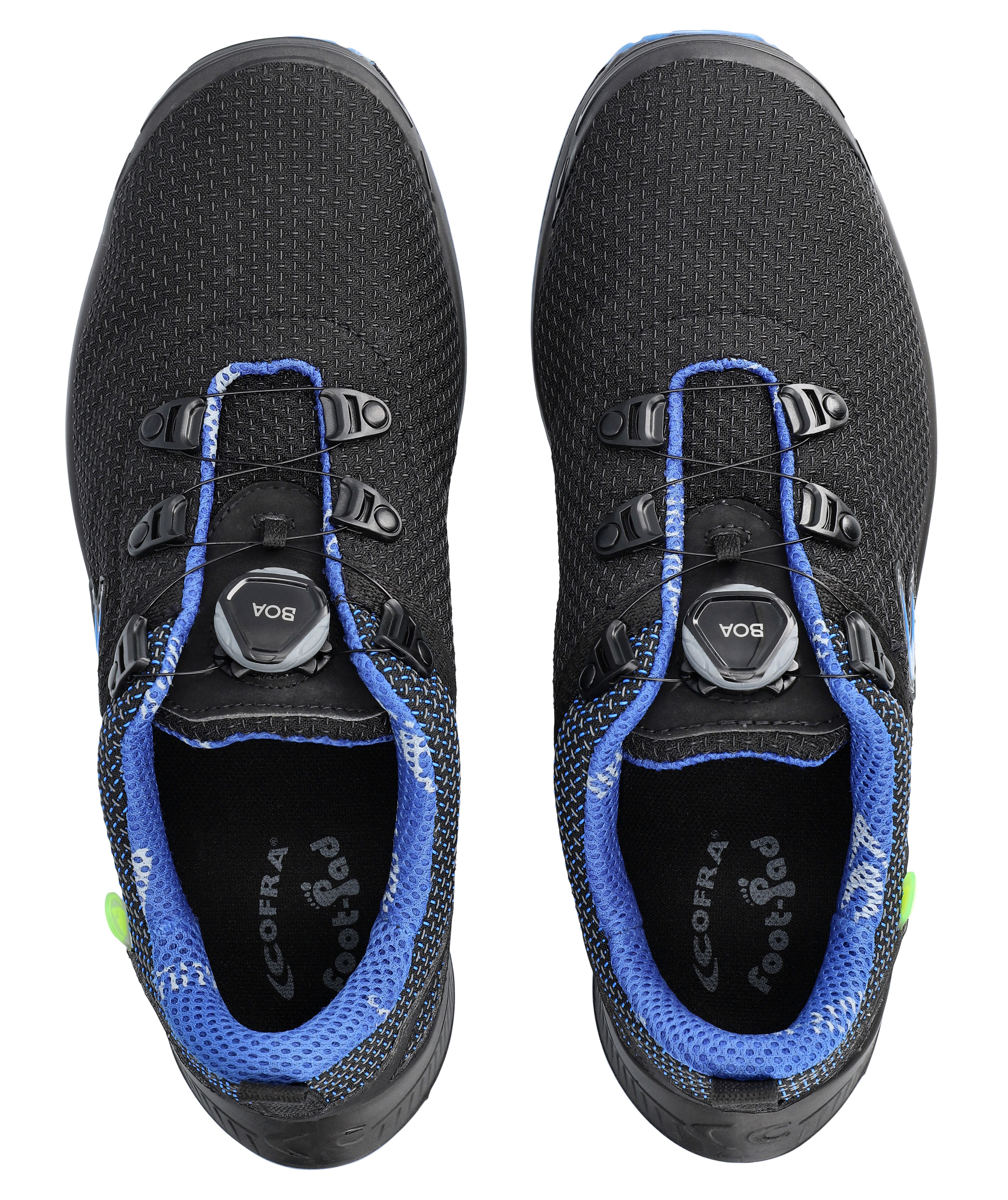 Cofra Gasket Boa skyddsskor S3, Svart/Bl&aring;, large image number 2