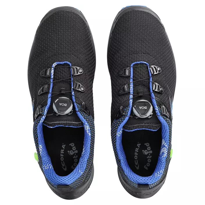 Cofra Gasket Boa safety shoes S3, Black/Blue, large image number 2