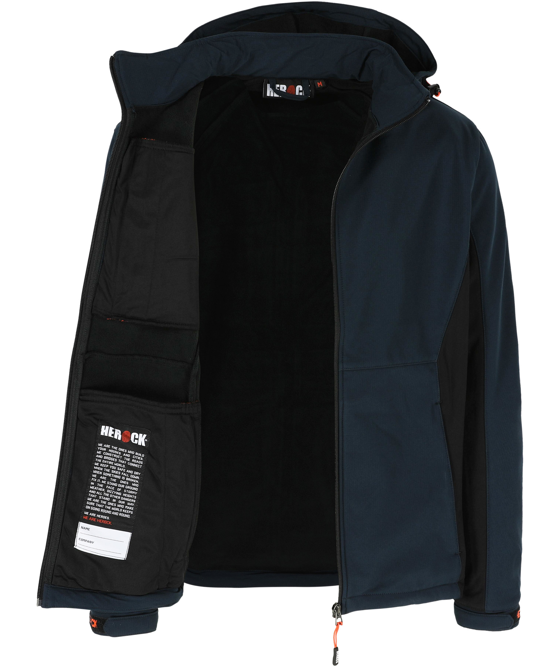 HEROCK Trystan softshell jacket, Navy/black, large image number 5