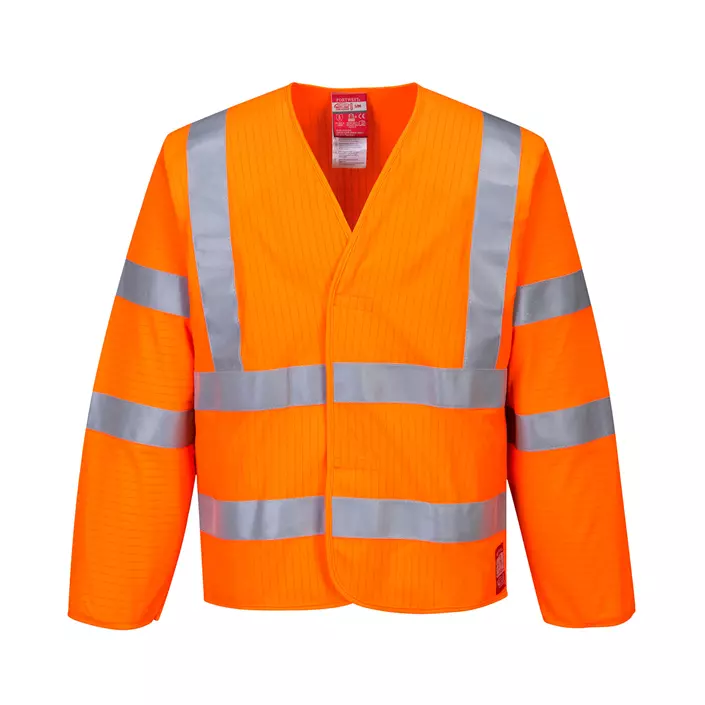 Portwest antistatic FR safety vest, Hi-vis Orange, large image number 0
