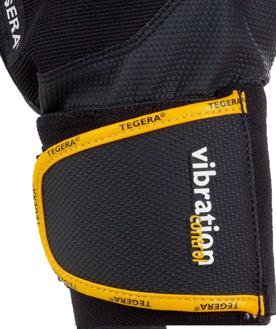 Tegera 9183 anti-vibration gloves, Black/Yellow, large image number 2