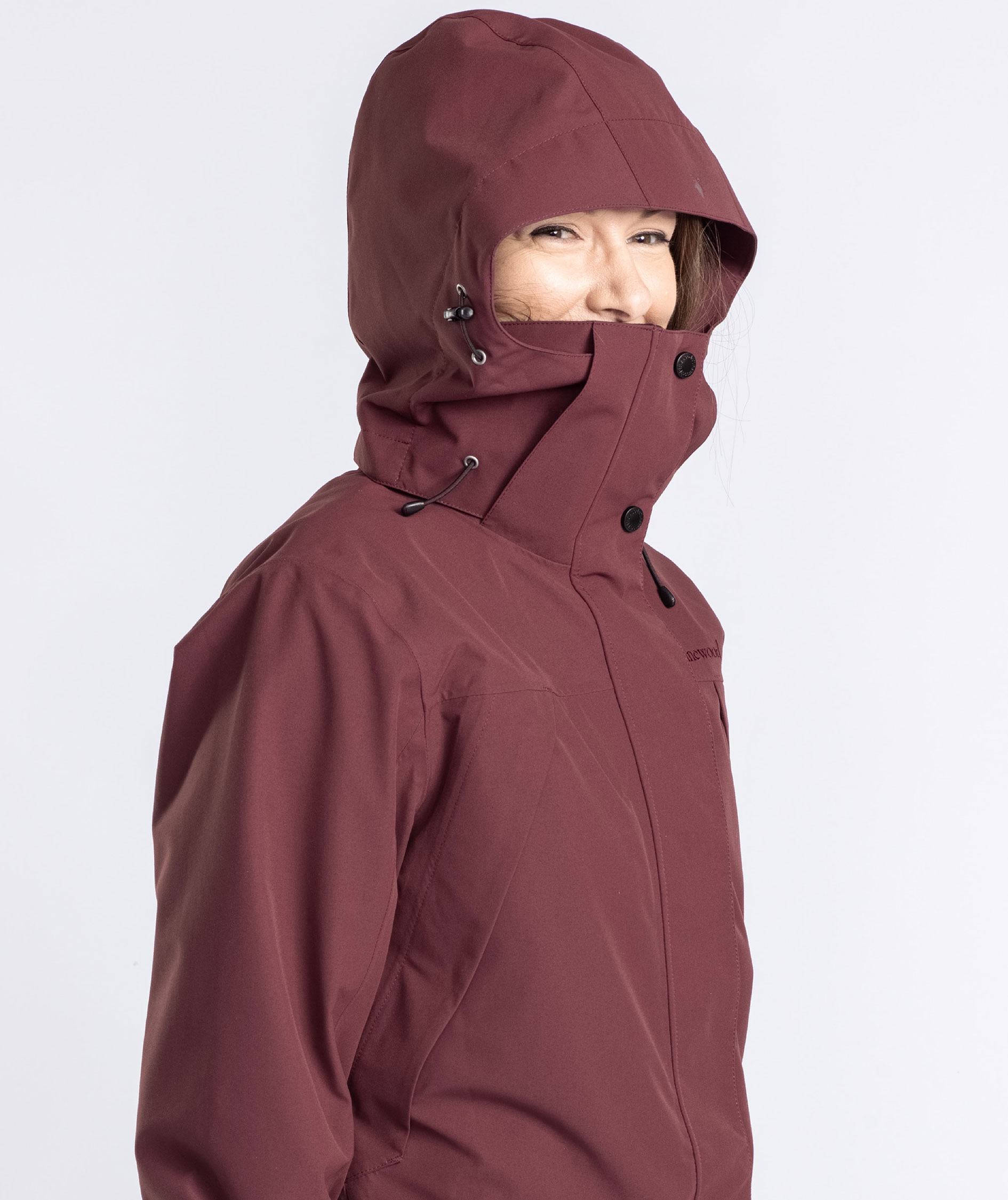 Pinewood dame regnparka, Earth Plum, large image number 5