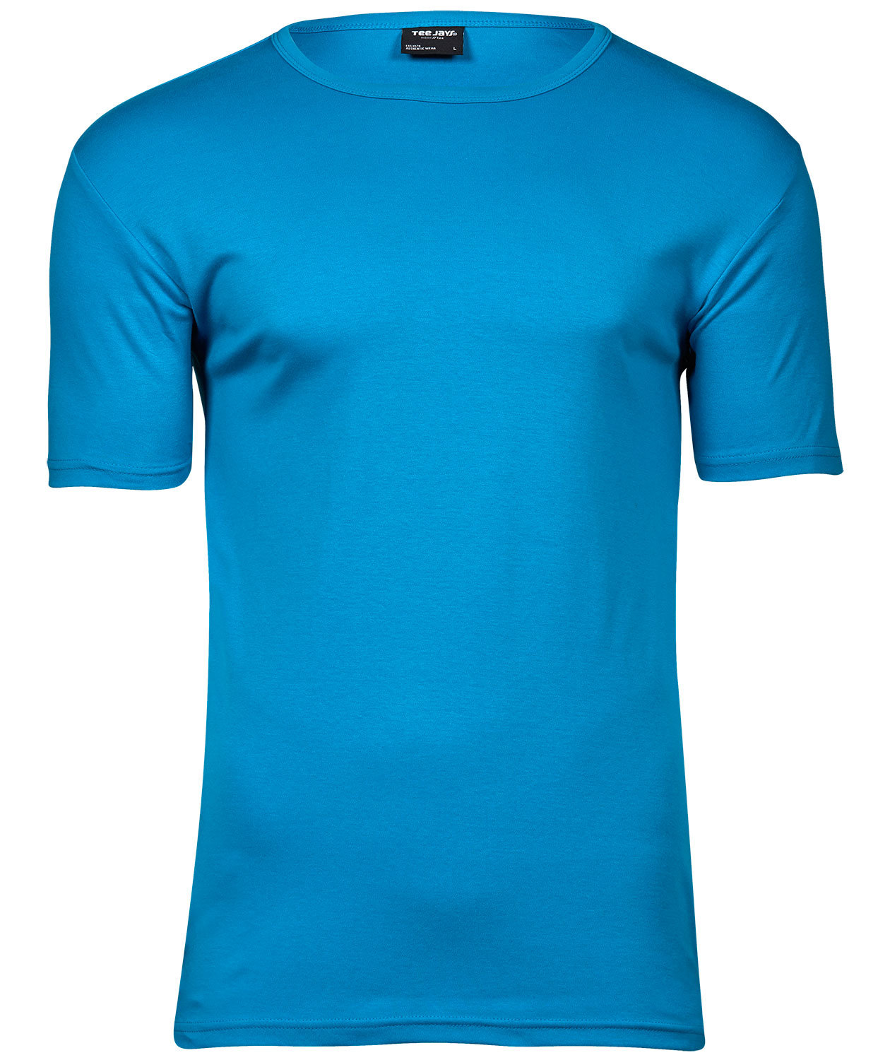 Tee Jays Interlock T-shirt, Azure, Azure, swatch