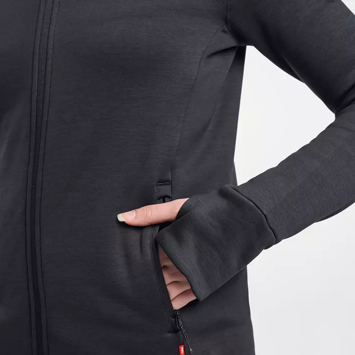 Tenson TXlite Damen Hoodie mit Reißverschluss, Black, large image number 5
