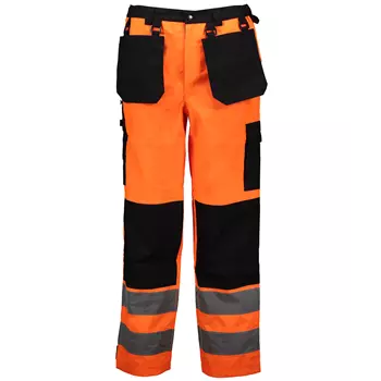 Ocean Roxen Handwerkerhose, Hi-Vis Orange/Schwarz