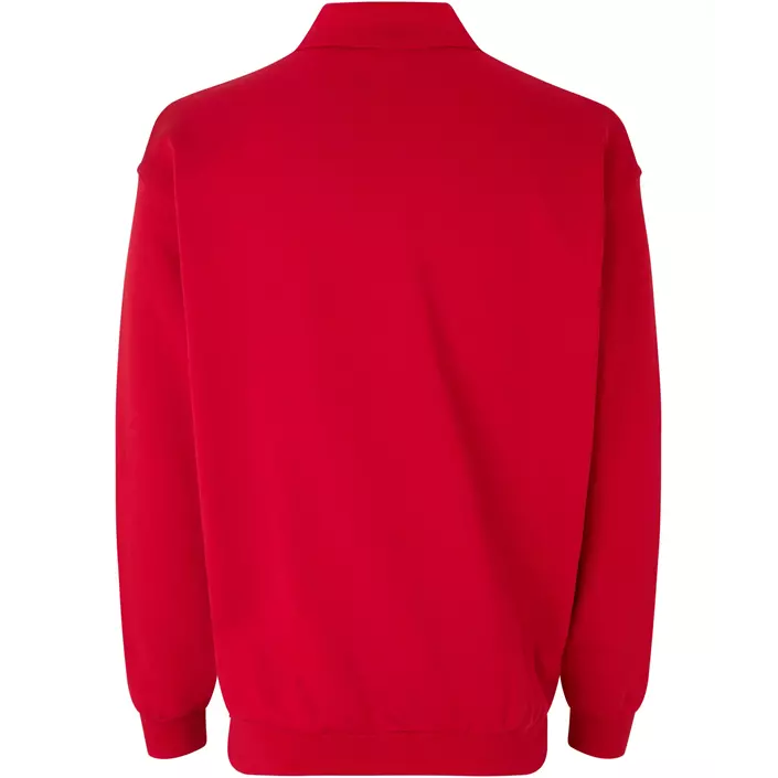 ID Game long-sleeved Polo Sweatshirt, Red, large image number 1