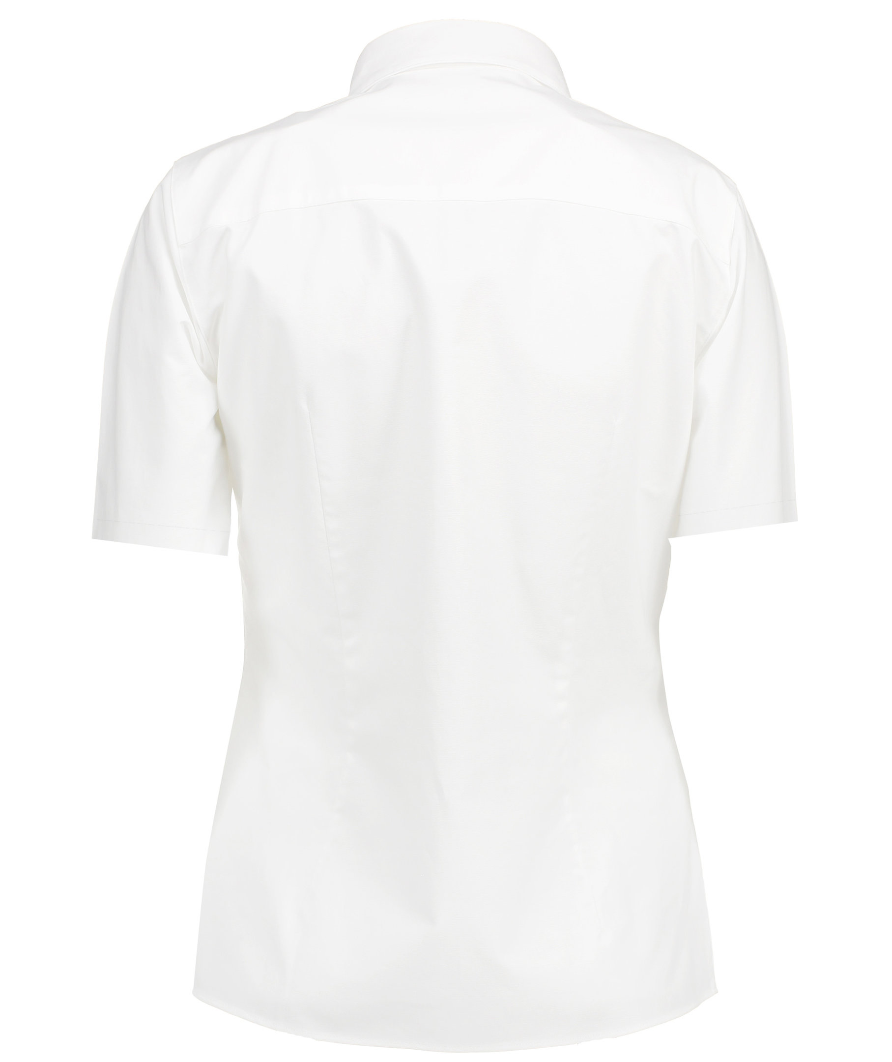 Seven Seas Fine Twill short-sleeved Modern fit women shirt, White