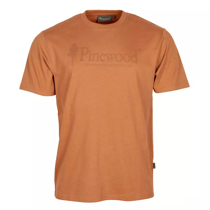 Pinewood Outdoor Life T-shirt, Lys Terracotta, large image number 0