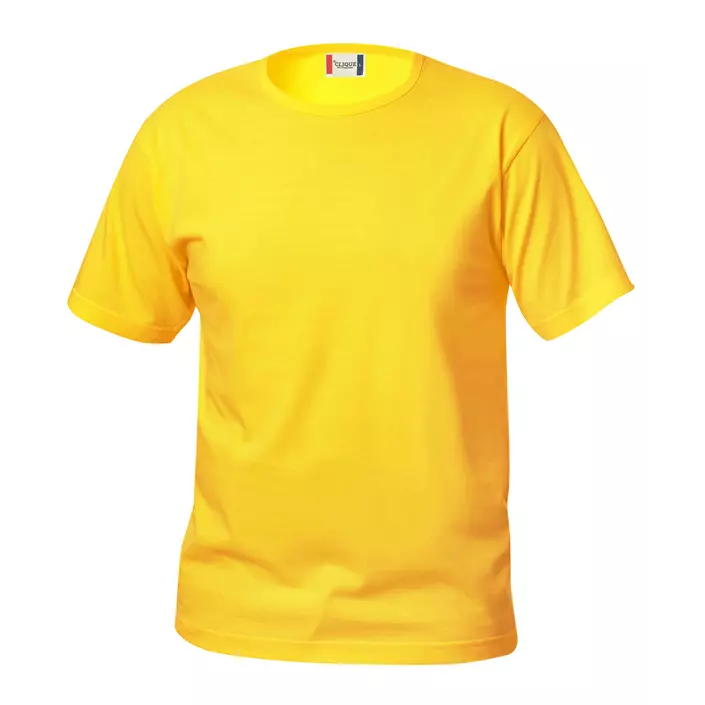 Clique Basic childrens T-shirt, Lemon, large image number 0