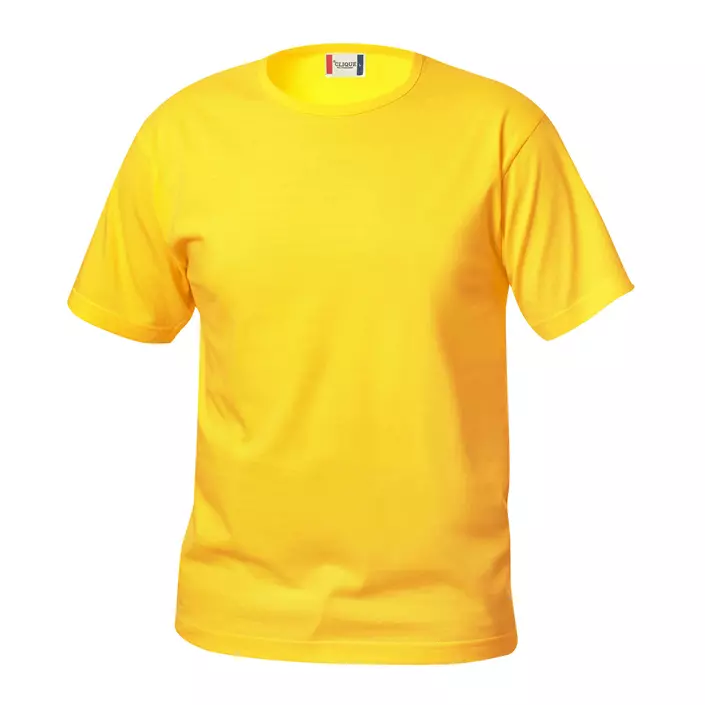 Clique Basic T-skjorte for barn, Sitron, large image number 0