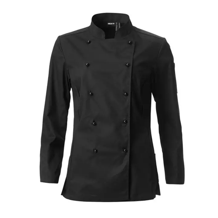 Hejco Hedvig 3/4 sleeved women's chefs jacket, Black, large image number 0