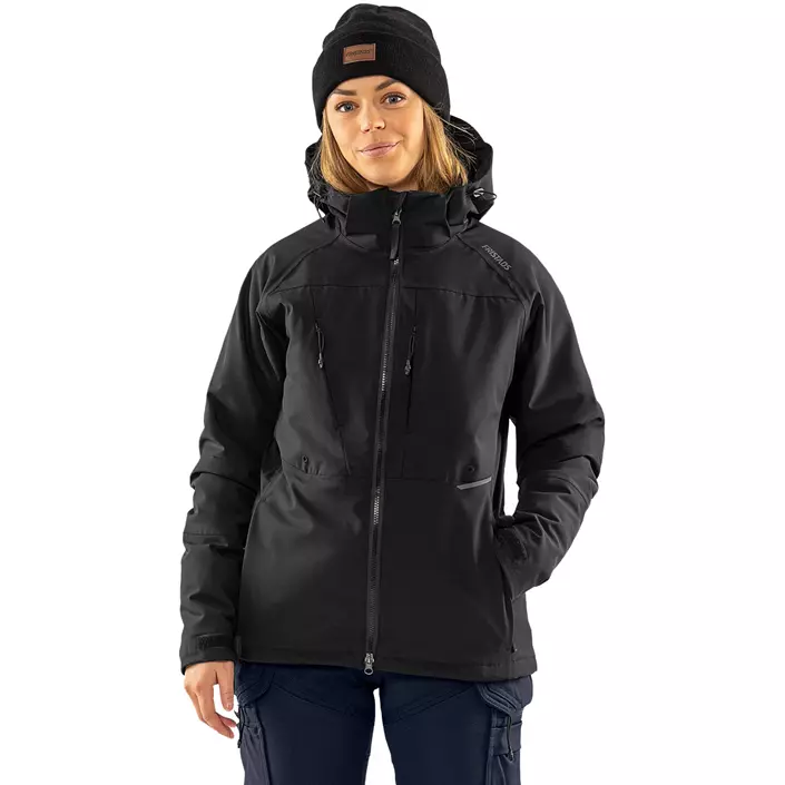 Fristads vinterjacka 4884 GLS dam full stretch, Svart, large image number 1