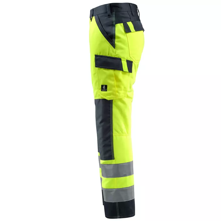 Mascot Safe Light Maitland work trousers, Hi-Vis Yellow/Dark Marine, large image number 1