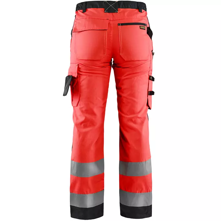 Blåkläder women's work trousers, Hi-vis Red/Black, large image number 1