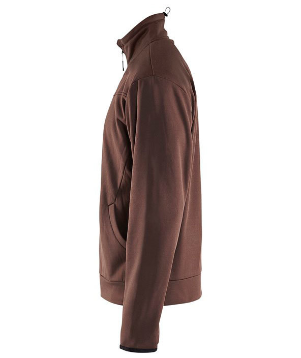 Bl&aring;kl&auml;der Unite sweat cardigan, Brun/Svart, large image number 3