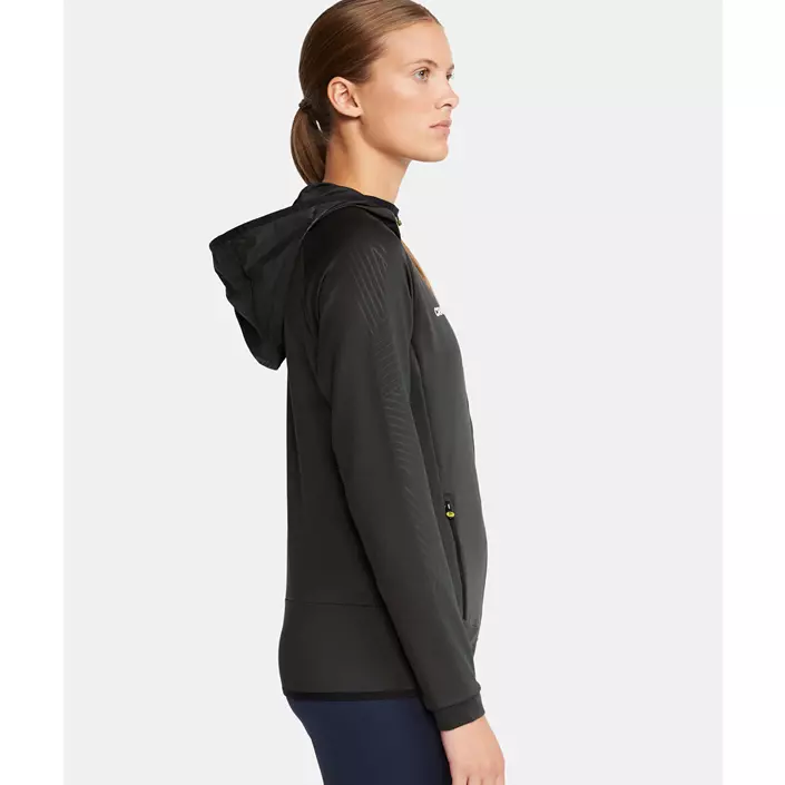 Craft Extend dame hættetrøje med lynlås, Asphalt, large image number 3