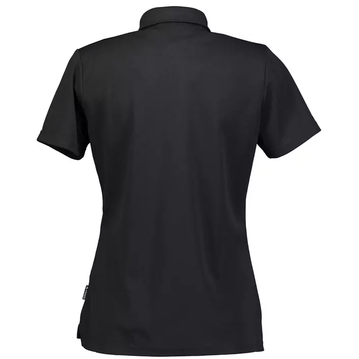 Pitch Stone Tech Wool dame polo T-shirt, Black, large image number 1