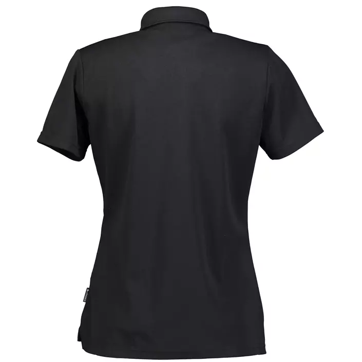 Pitch Stone Tech Wool dame polo T-shirt, Black, large image number 1