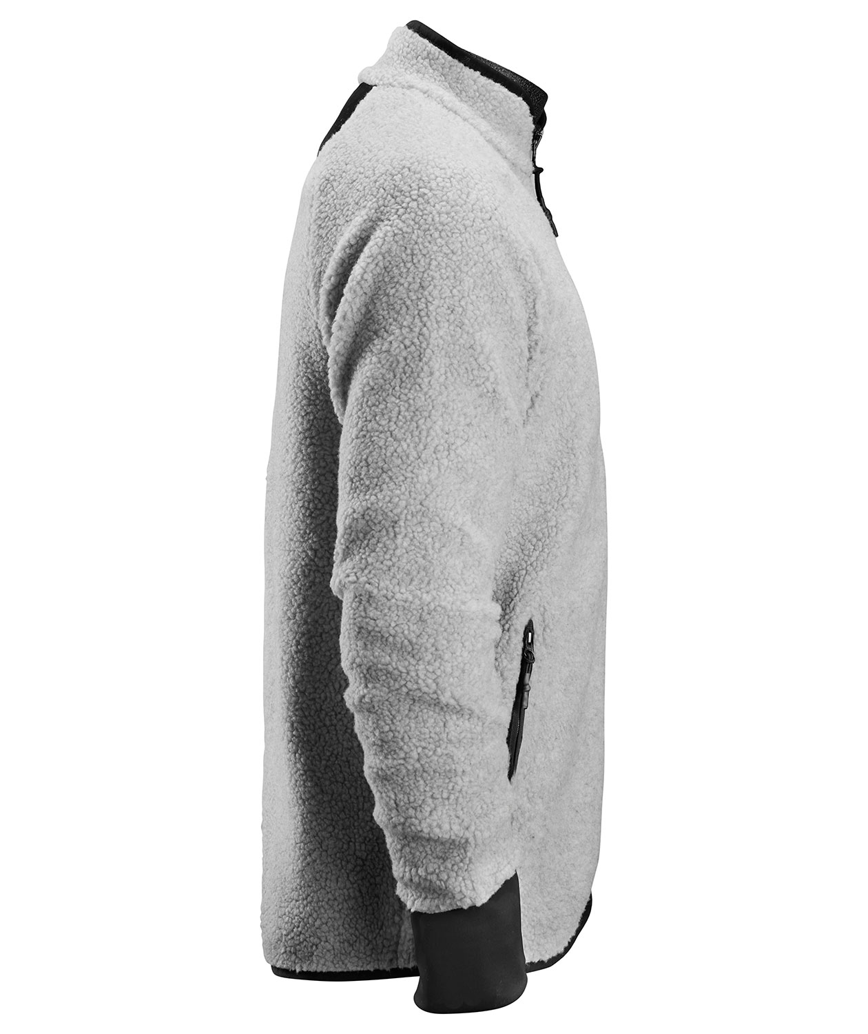 Snickers AllroundWork fiberpelsjakke 8021, Gr&aring; flekkete/svart, large image number 3