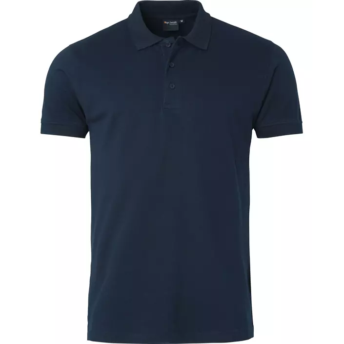 Top Swede polo T-shirt 201, Navy, large image number 0