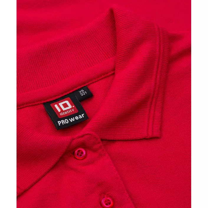 ID PRO Wear women's Polo shirt, Red, large image number 3