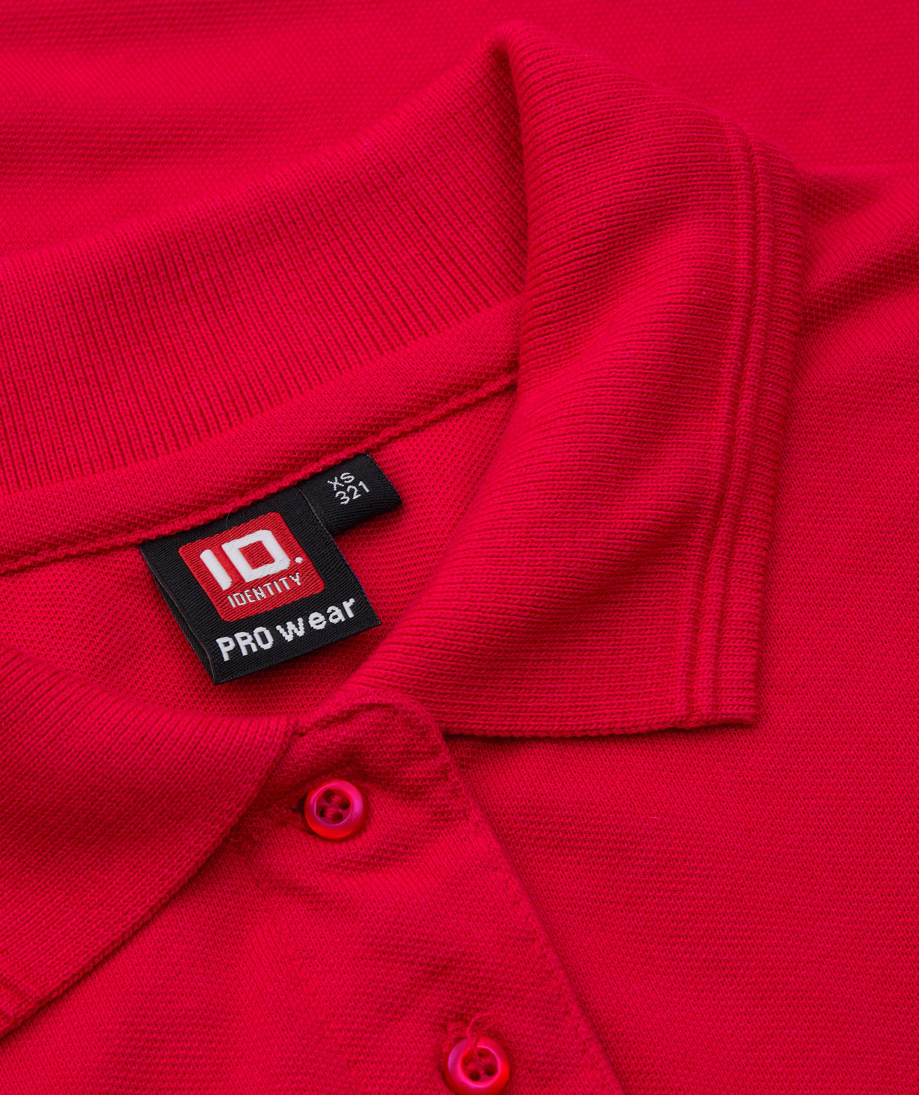 ID PRO Wear dame Polo T-shirt, R&oslash;d, large image number 3