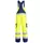 Engel work bib and brace trousers, Hi-vis Yellow/Marine, Hi-vis Yellow/Marine, swatch