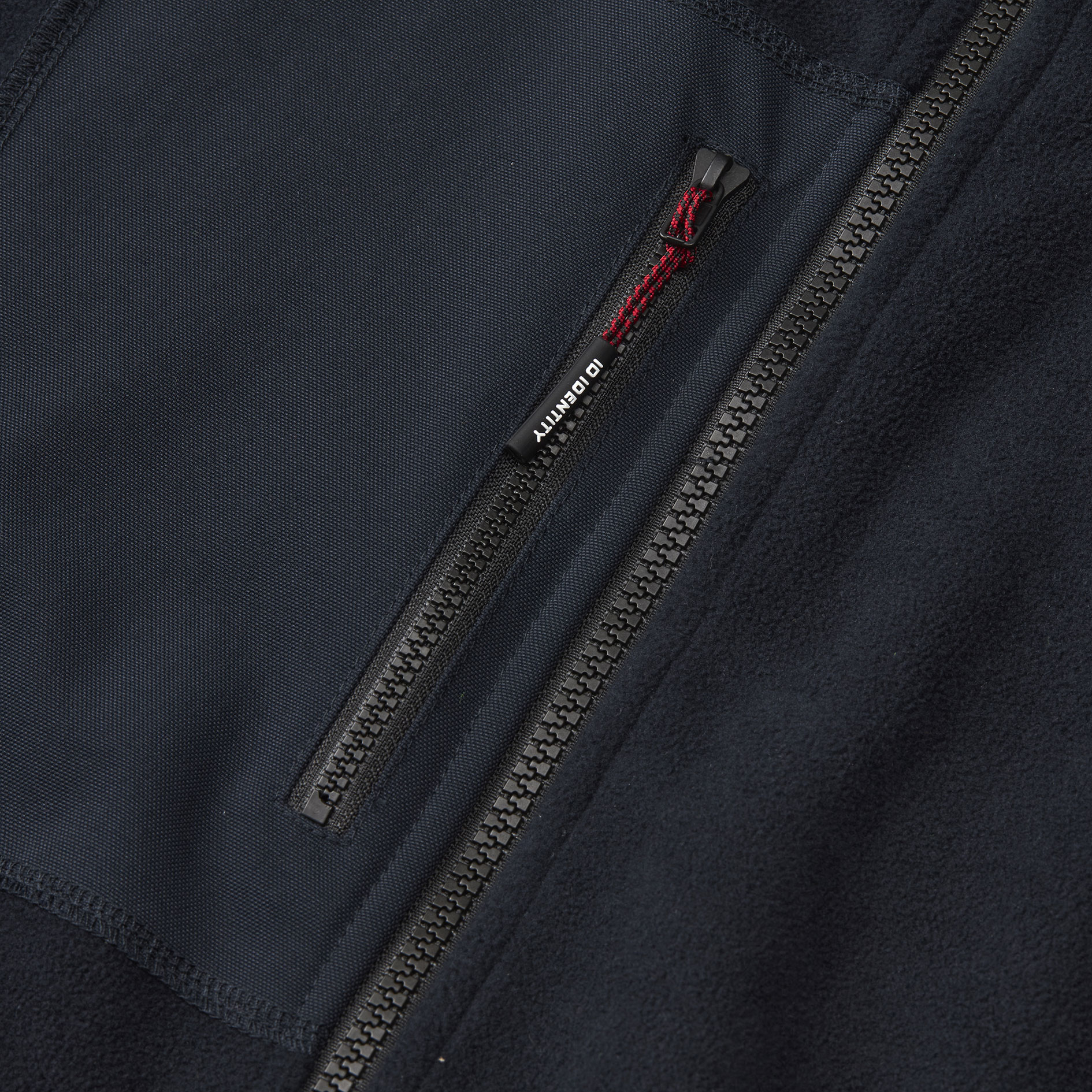 ID  Fleecejakke, Navy, large image number 3