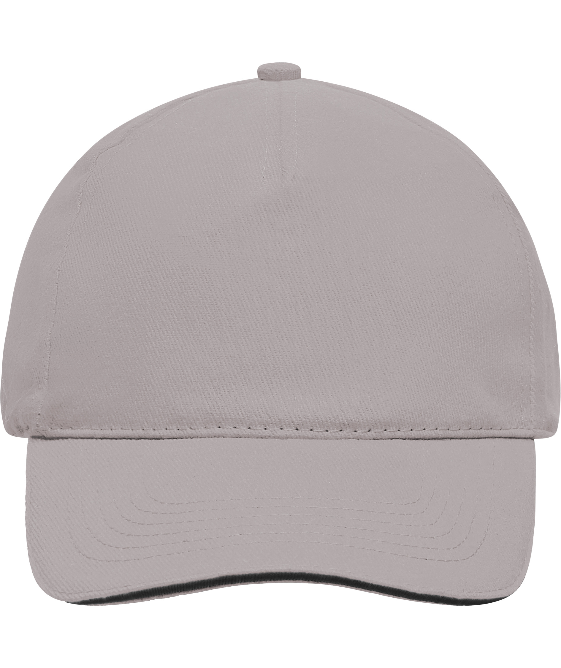 Myrtle Beach 5 Panel Sandwich cap, Light Grey/Black, Light Grey/Black, large image number 1