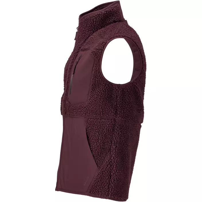 Mascot Customized fibre pile vest, Bordeaux, large image number 3