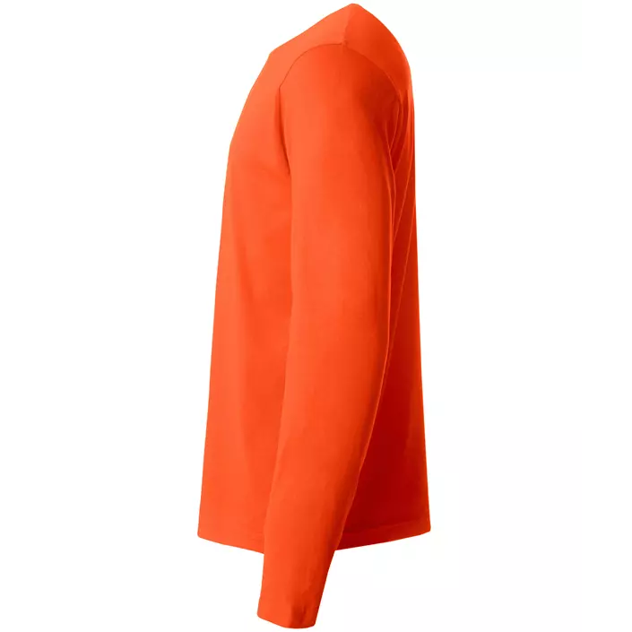 Clique Basic-T langärmliges T-Shirt, Blood orange, large image number 3
