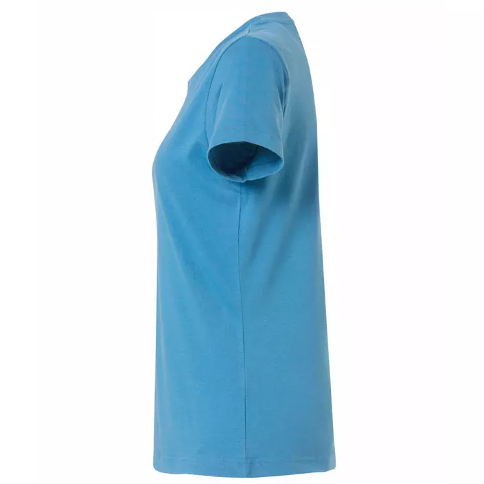 Clique Basic T-shirt dam, Turkos, large image number 2