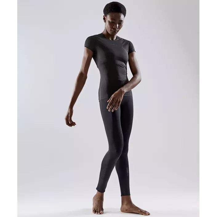 Craft PRO Dry Nanoweight dame T-shirt, Black, large image number 1