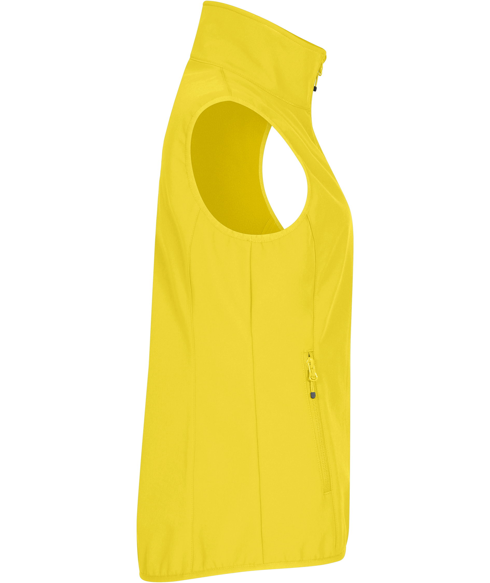 Clique Classic women's softshell vest, Yellow, large image number 2