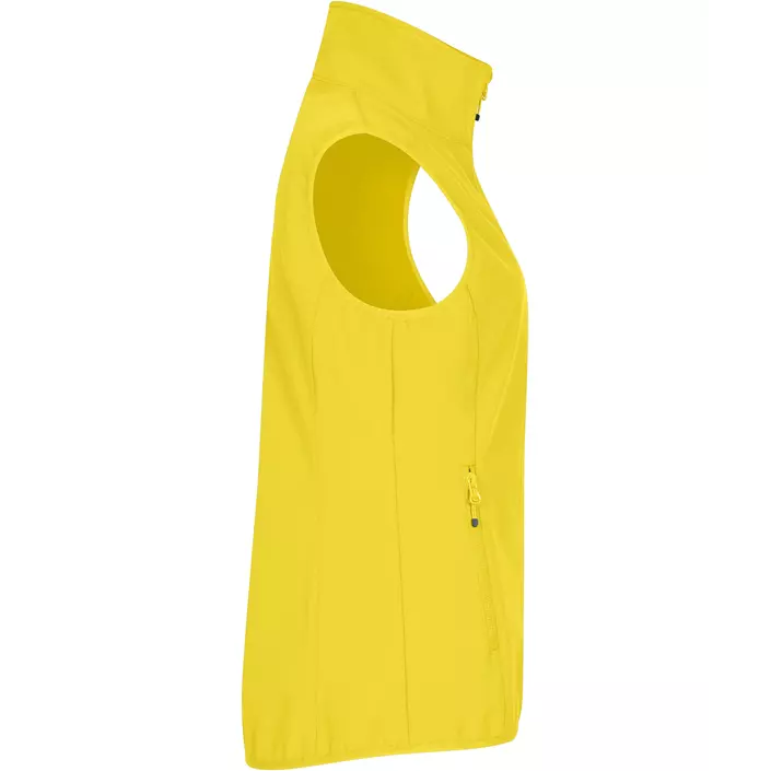 Clique Classic women's softshell vest, Yellow, large image number 2