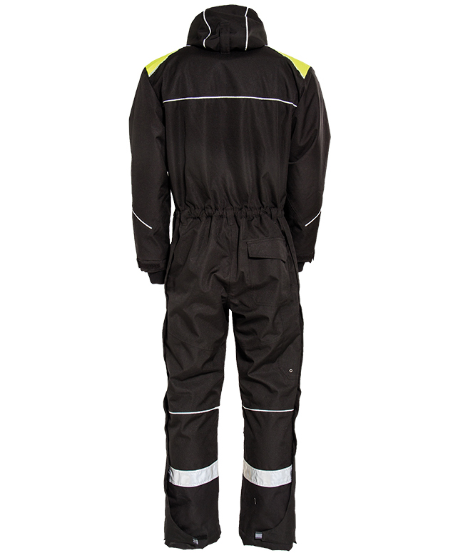 Tranemo termooverall, Svart/Gul